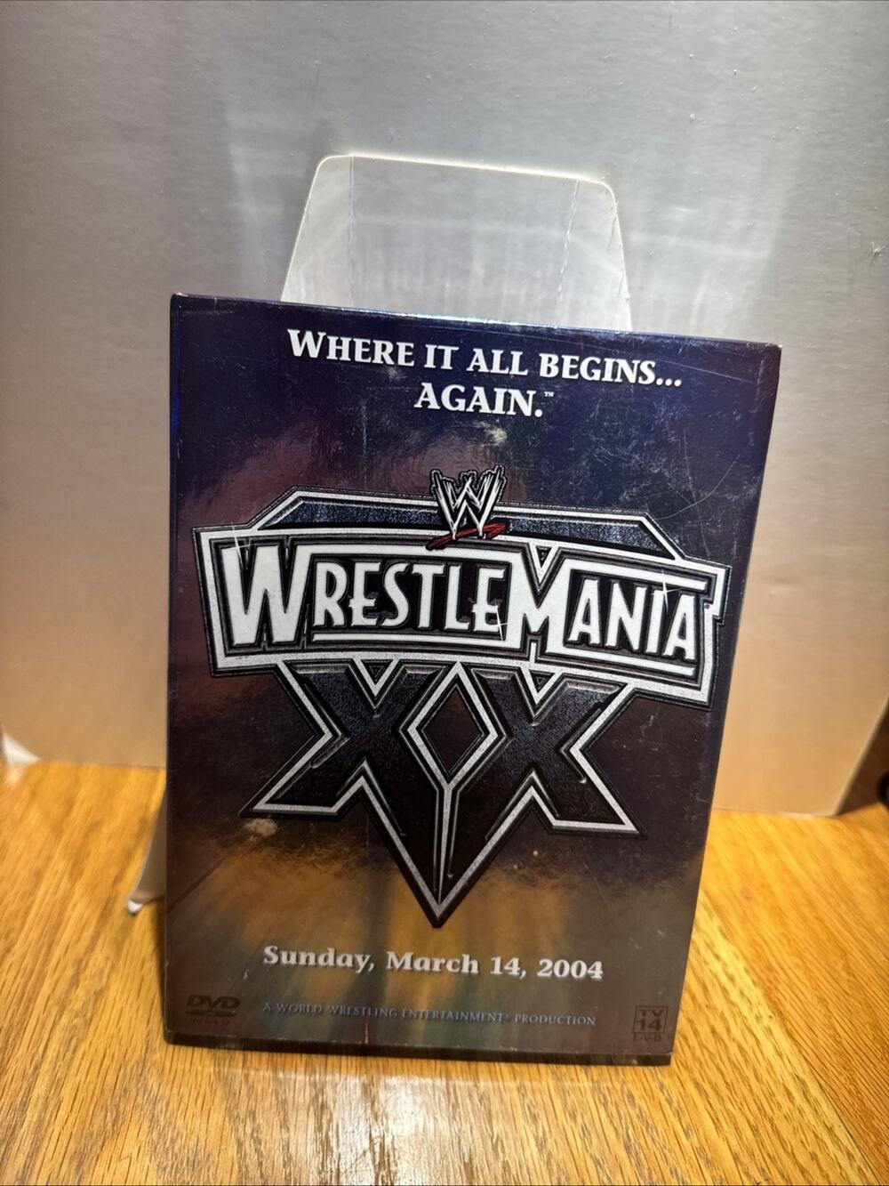 WWE WrestleMania XX 20 DVD 3-Disc Set 2004 Wrestling Event Collection